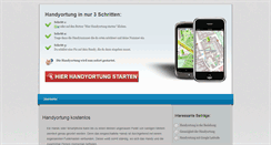Desktop Screenshot of handyortung-kostenlos.org