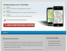 Tablet Screenshot of handyortung-kostenlos.org